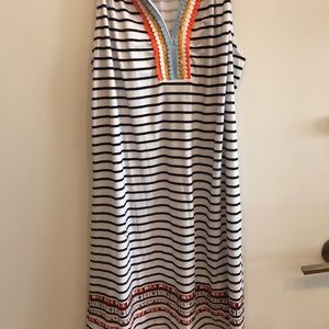 Halter Style Striped Dress NWOT